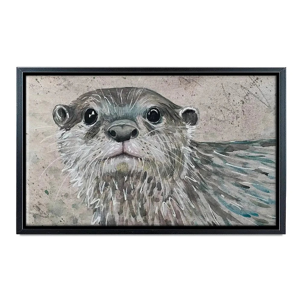 Otterly Amazing Canvas Print Otterly Amazing Canvas Print wall art product Jane Brookshaw