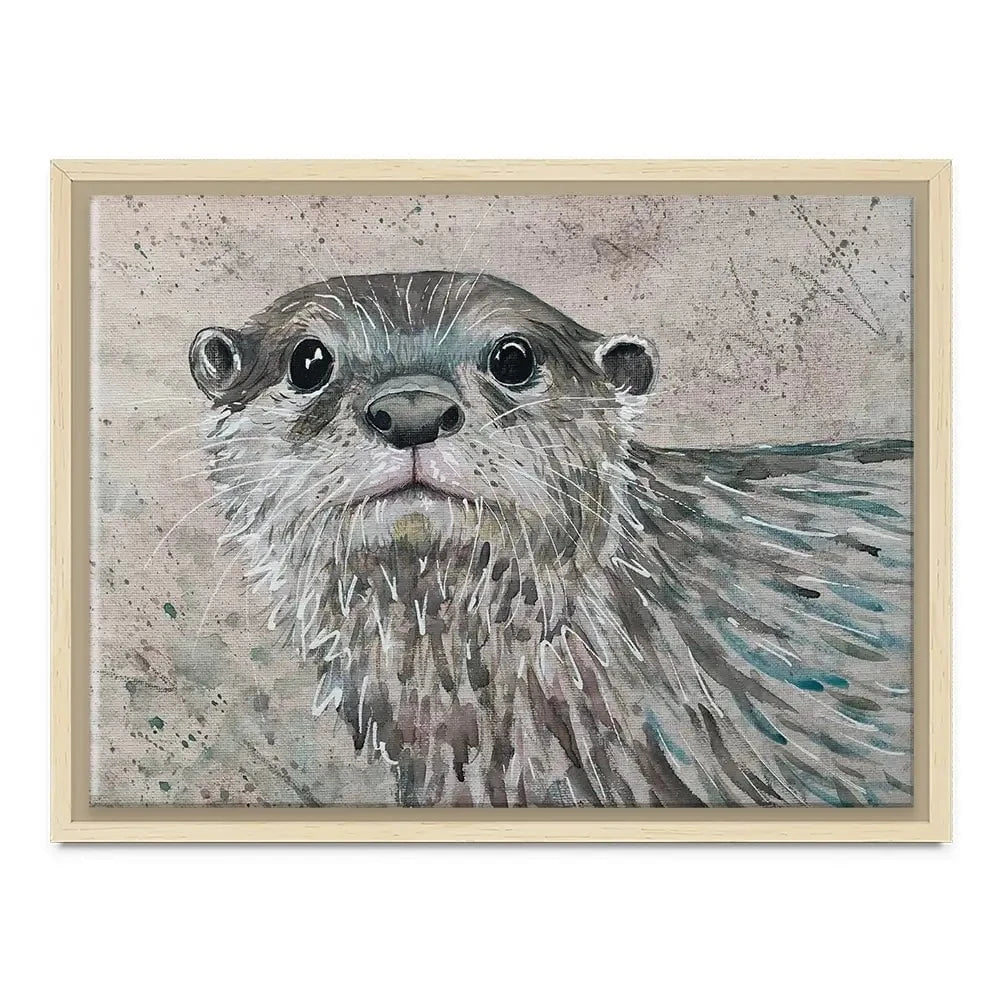 Otterly Amazing Canvas Print Otterly Amazing Canvas Print wall art product Jane Brookshaw