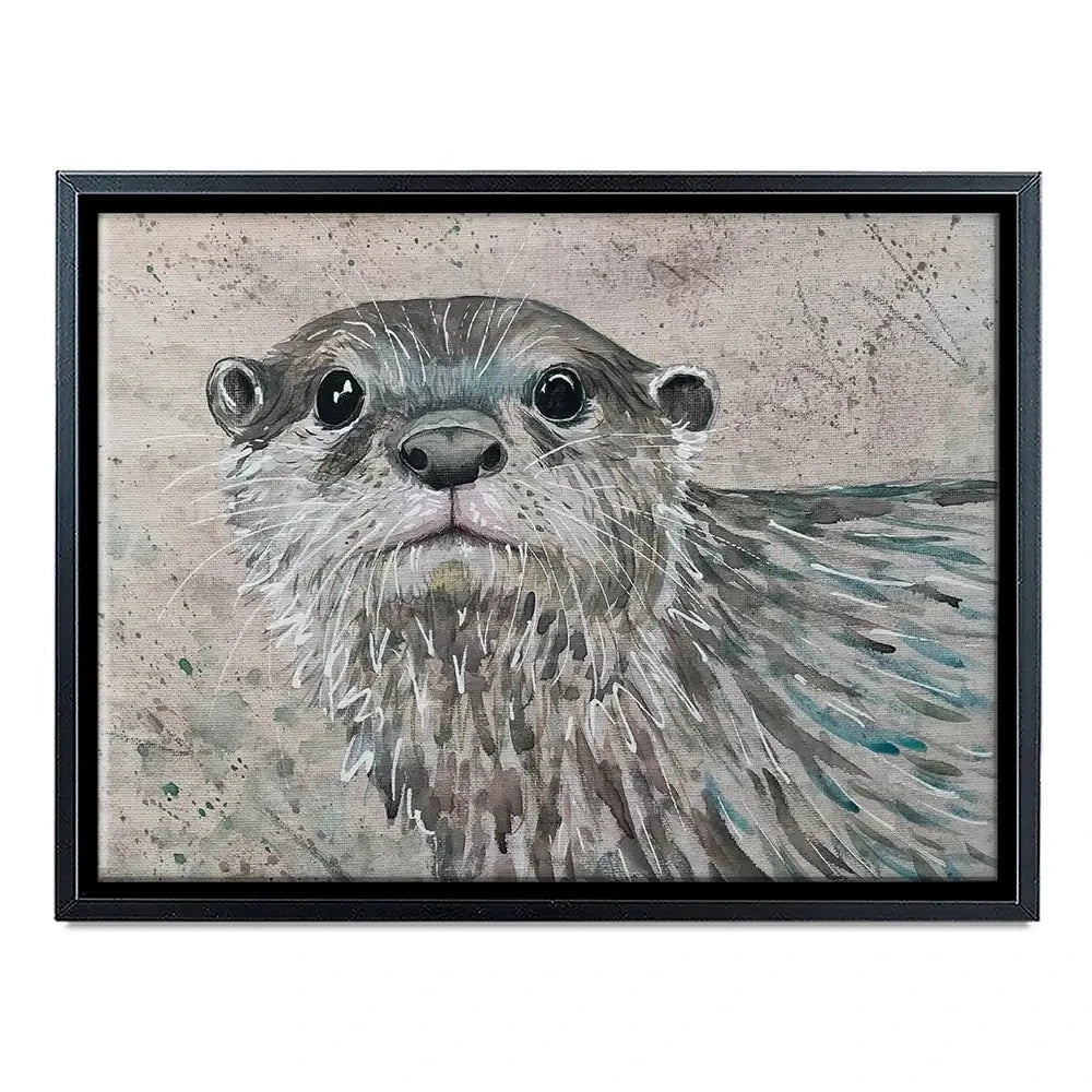Otterly Amazing Canvas Print Otterly Amazing Canvas Print wall art product Jane Brookshaw