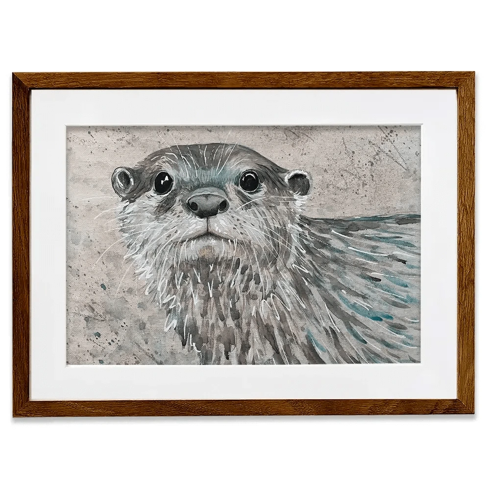 Otterly Amazing Framed Art Print Otterly Amazing Framed Art Print wall art product Jane Brookshaw