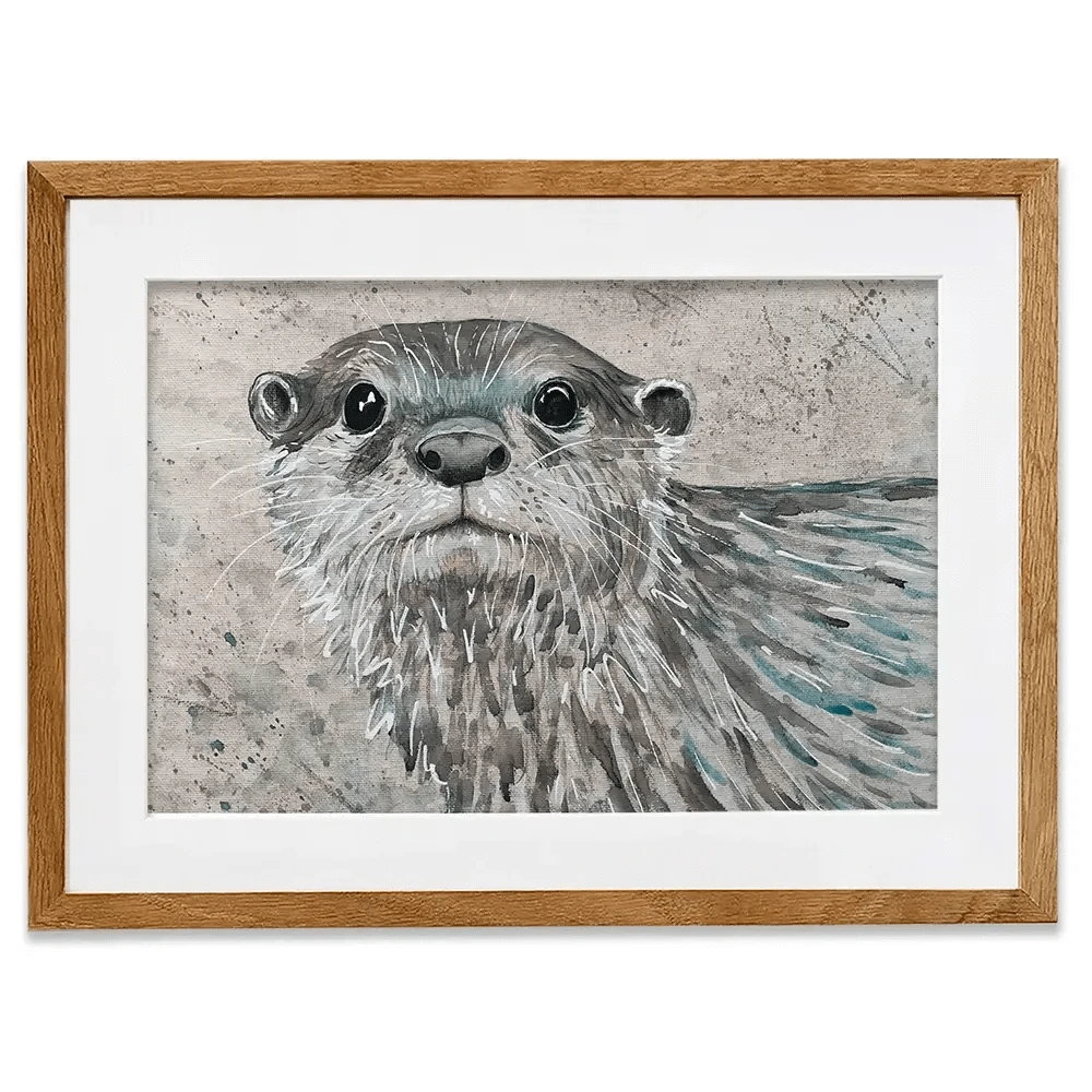 Otterly Amazing Framed Art Print Otterly Amazing Framed Art Print wall art product Jane Brookshaw