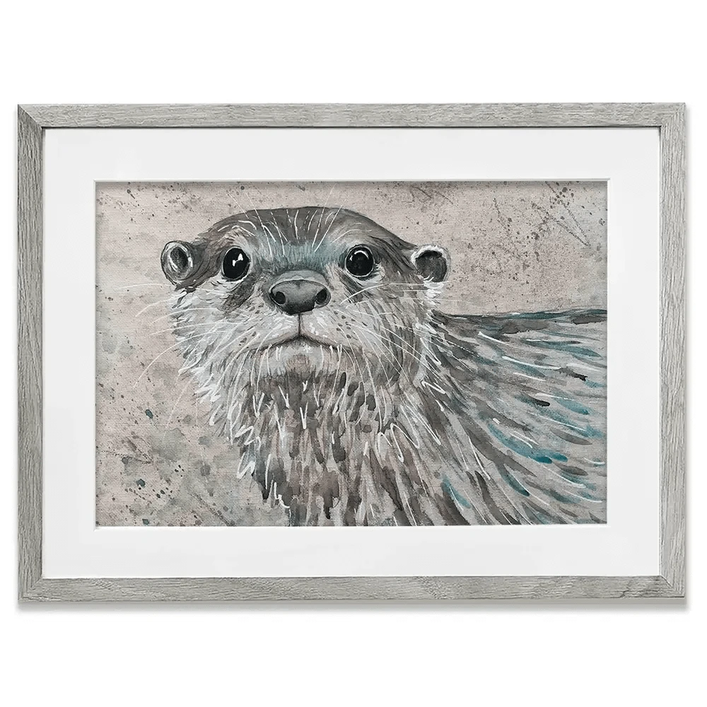 Otterly Amazing Framed Art Print Otterly Amazing Framed Art Print wall art product Jane Brookshaw