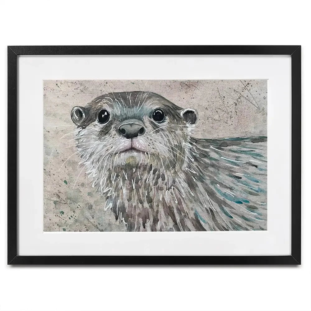 Otterly Amazing Framed Art Print Otterly Amazing Framed Art Print wall art product Jane Brookshaw