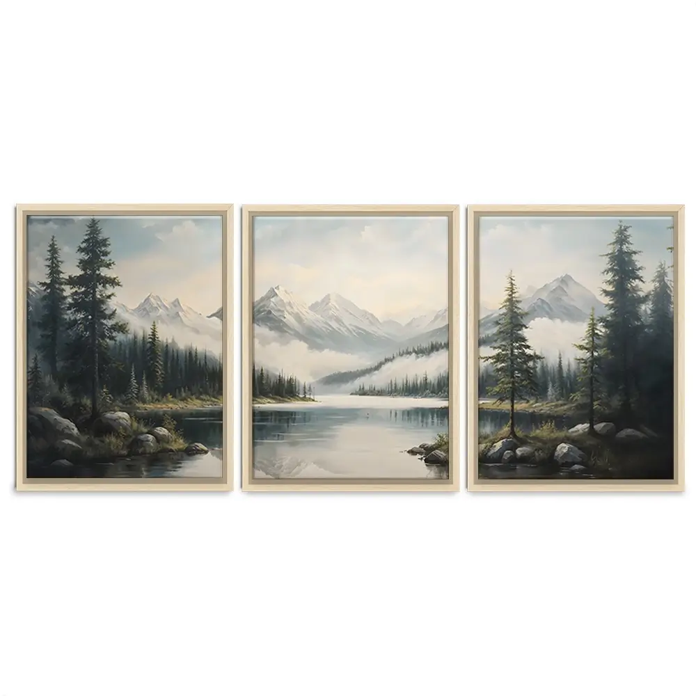 Out In The Open Trio Canvas Print Out In The Open Trio Canvas Print wall art product IAmHomeStudio