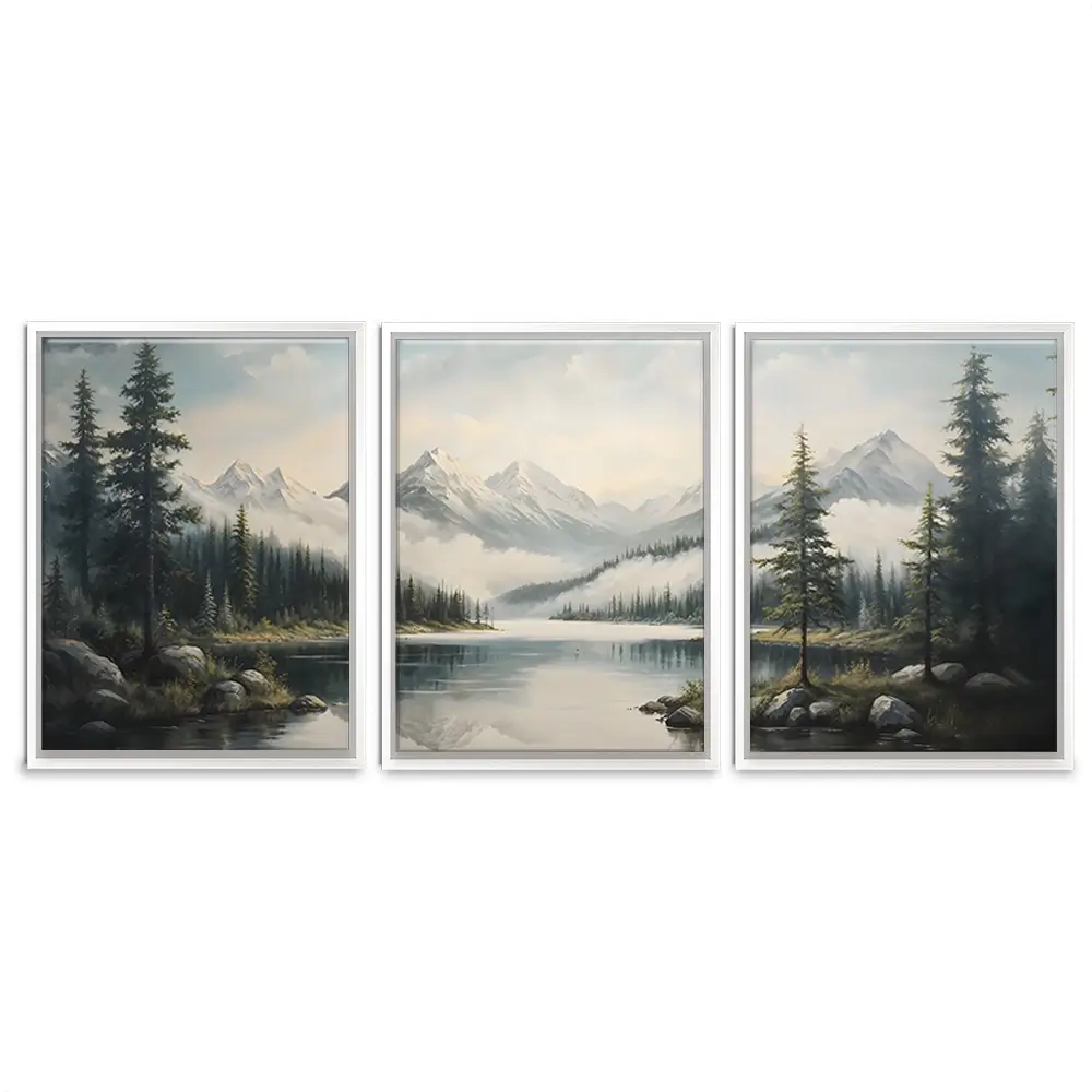 Out In The Open Trio Canvas Print Out In The Open Trio Canvas Print wall art product IAmHomeStudio