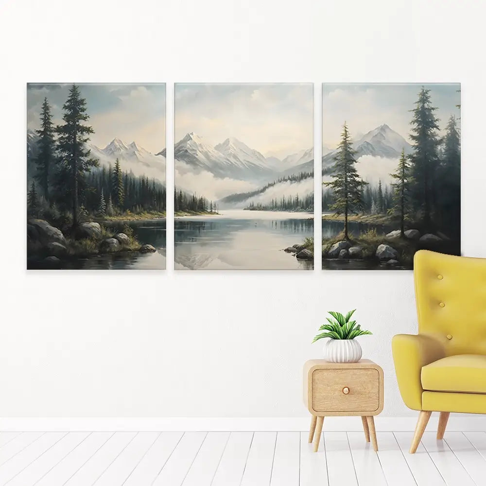 Out In The Open Trio Canvas Print Out In The Open Trio Canvas Print wall art product IAmHomeStudio