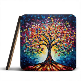 Out Of The Darkness Coaster Set Out Of The Darkness Coaster Set wall art product Gina Kelly - Independent