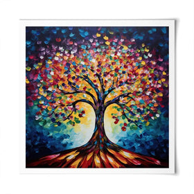 Out Of The Darkness Square Art Print Out Of The Darkness Square Art Print wall art product Gina Kelly - Independent