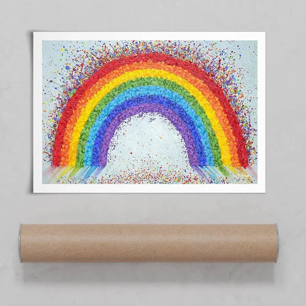 Over The Rainbow Art Print Over The Rainbow Art Print wall art product Jo Gough