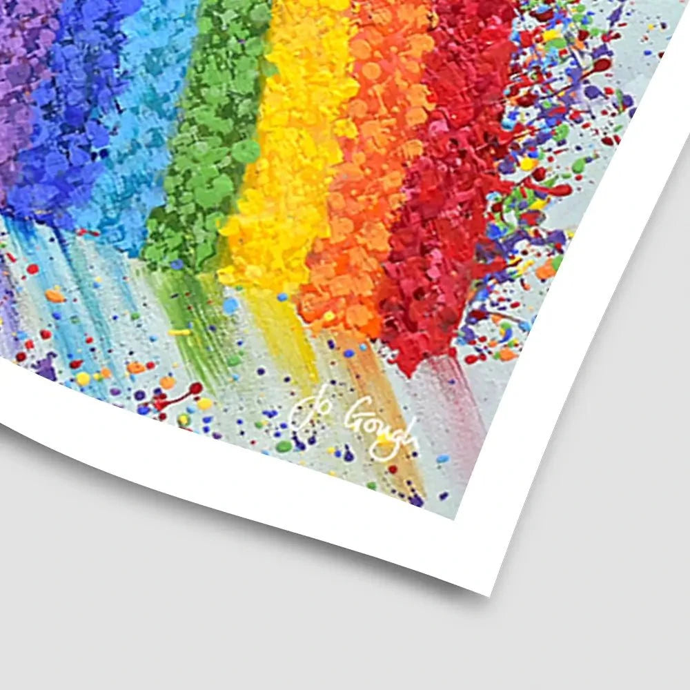 Over The Rainbow Art Print Over The Rainbow Art Print wall art product Jo Gough