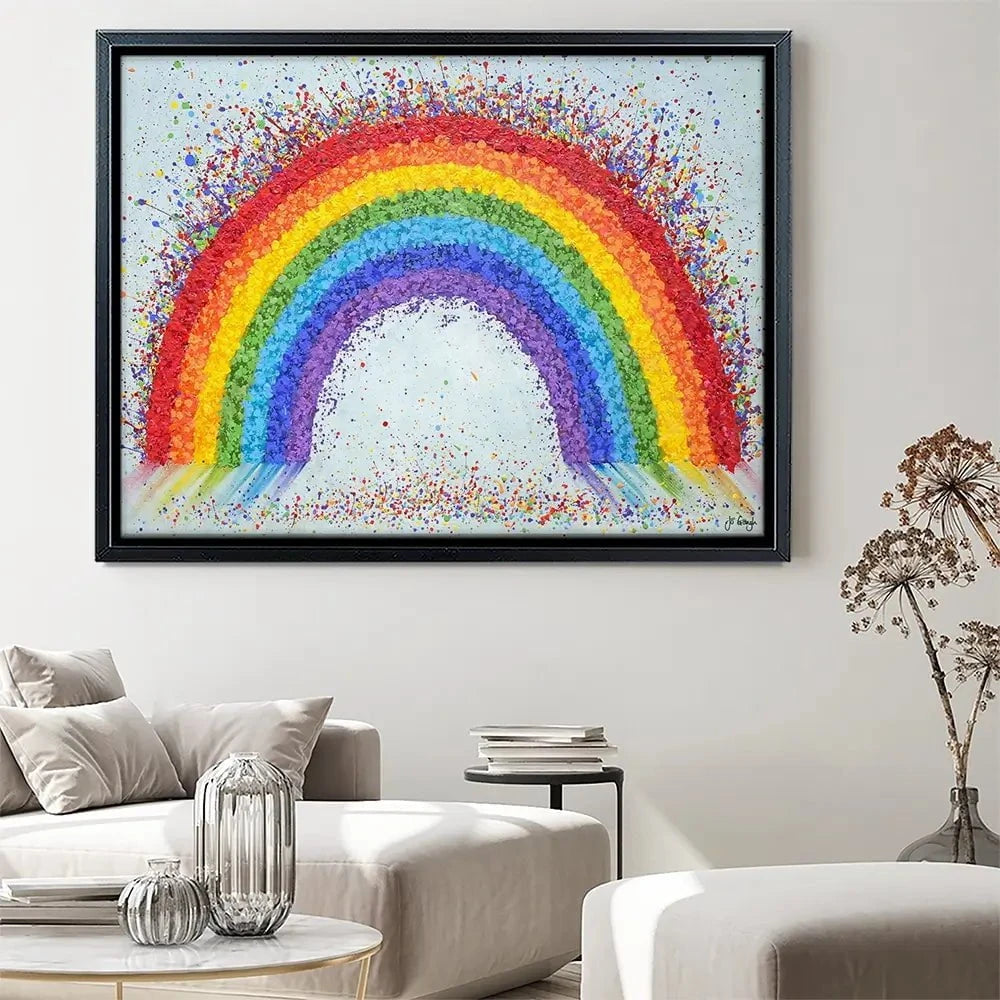 Over The Rainbow Canvas Print Over The Rainbow Canvas Print wall art product Jo Gough