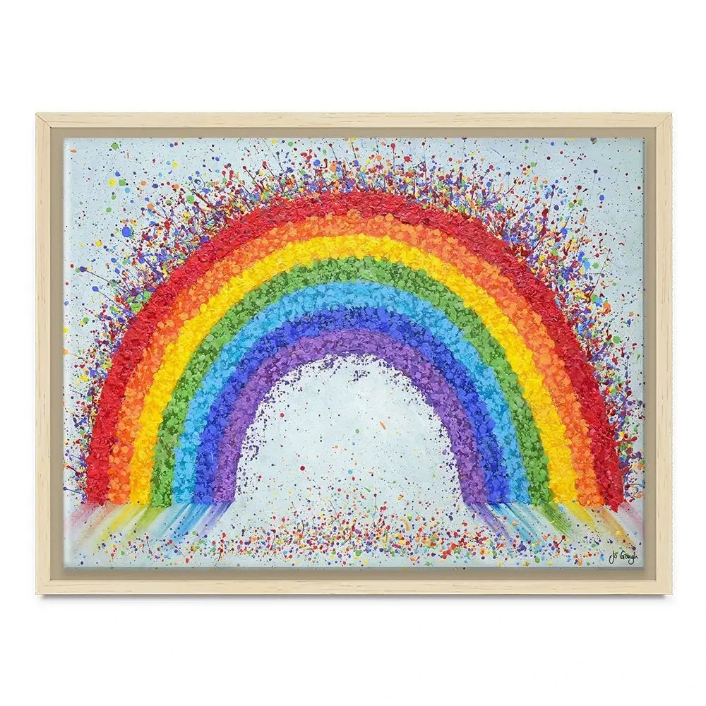 Over The Rainbow Canvas Print Over The Rainbow Canvas Print wall art product Jo Gough
