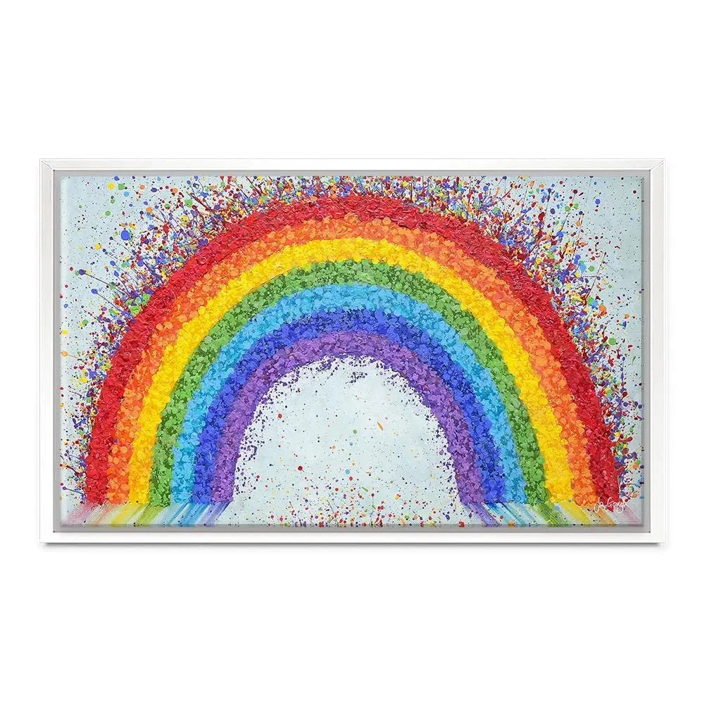 Over The Rainbow Canvas Print Over The Rainbow Canvas Print wall art product Jo Gough