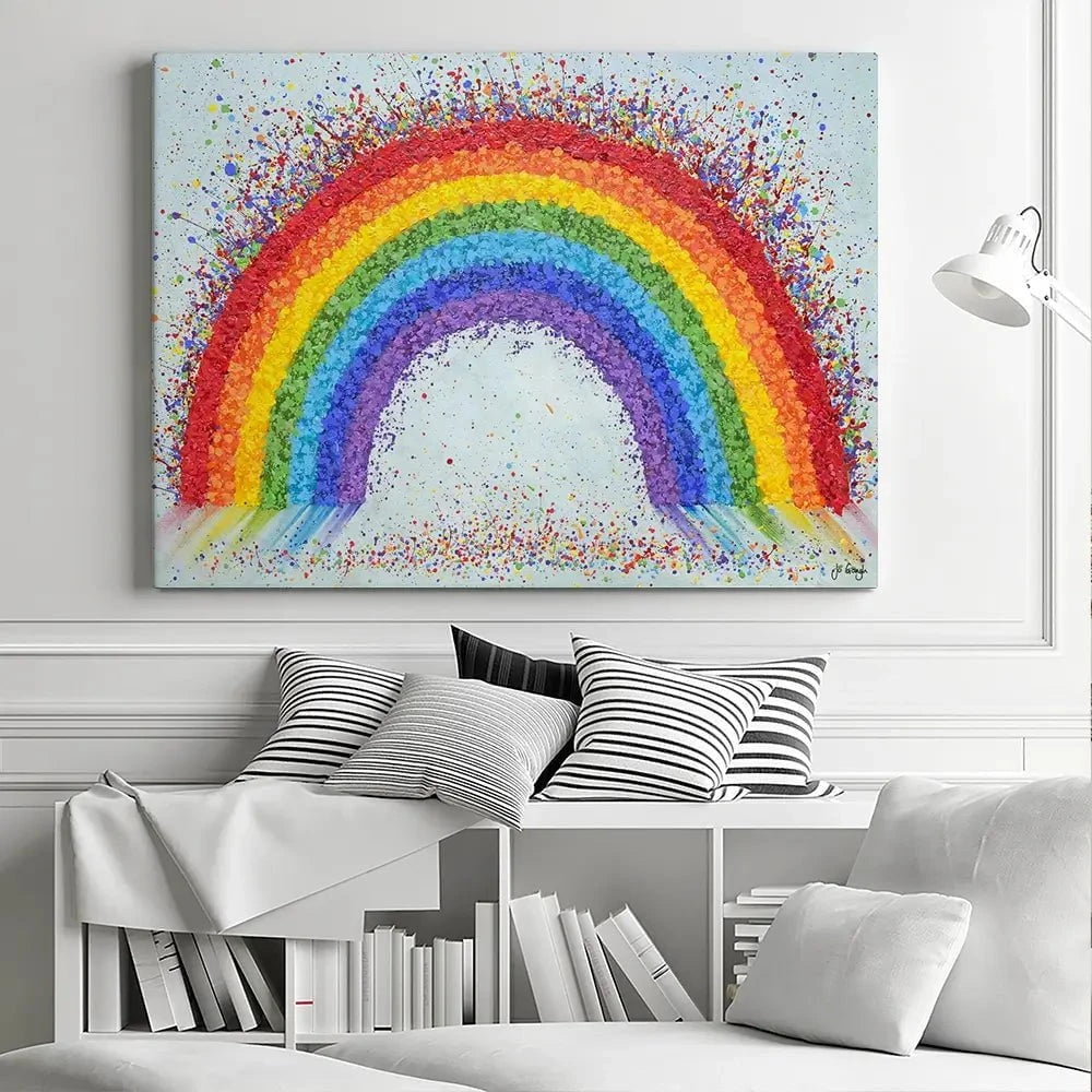 Over The Rainbow Canvas Print Over The Rainbow Canvas Print wall art product Jo Gough