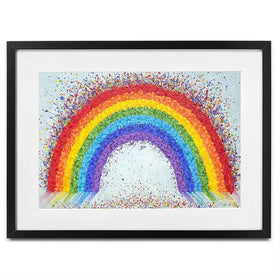Over The Rainbow Framed Art Print Over The Rainbow Framed Art Print wall art product Jo Gough