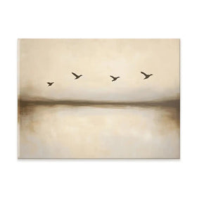Over Water Flight Canvas Print Over Water Flight Canvas Print wall art product Franklyn Gregory - Independent
