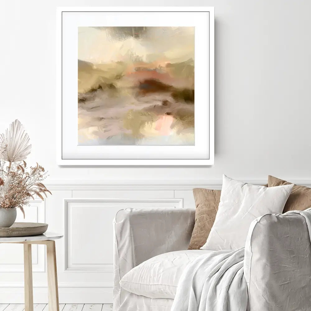 Overwhelmed Square Framed Art Print Overwhelmed Square Framed Art Print wall art product Art Print Shop