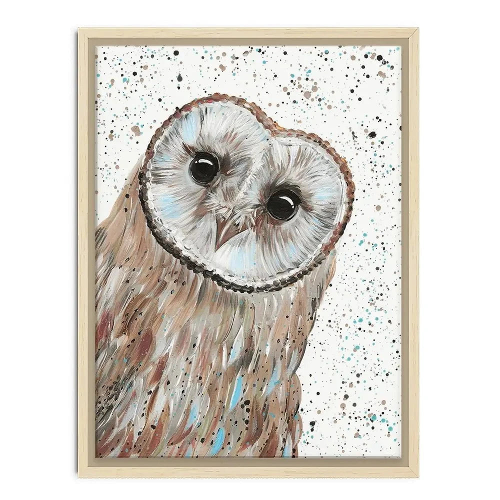 Owl Apollo Canvas Print Owl Apollo Canvas Print wall art product Emma LC Art