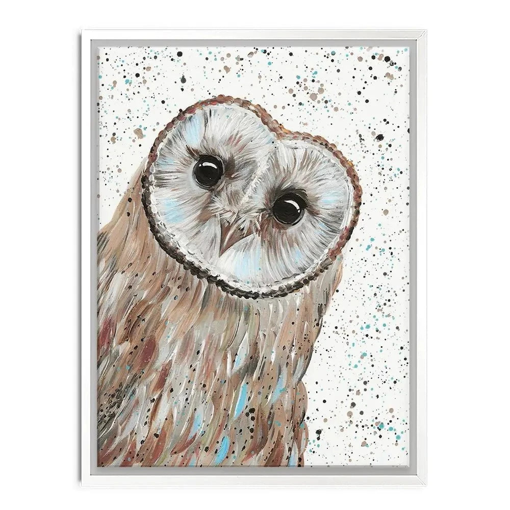 Owl Apollo Canvas Print Owl Apollo Canvas Print wall art product Emma LC Art