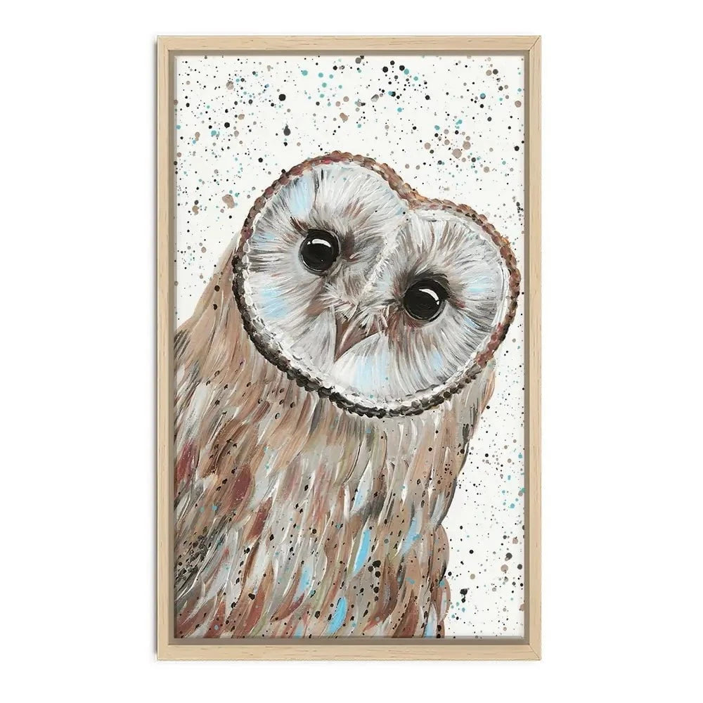 Owl Apollo Canvas Print Owl Apollo Canvas Print wall art product Emma LC Art