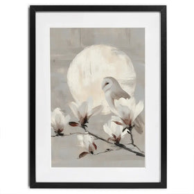 Owl Lunar Branch Framed Art Print Owl Lunar Branch Framed Art Print wall art product Chromatic Storm Studio