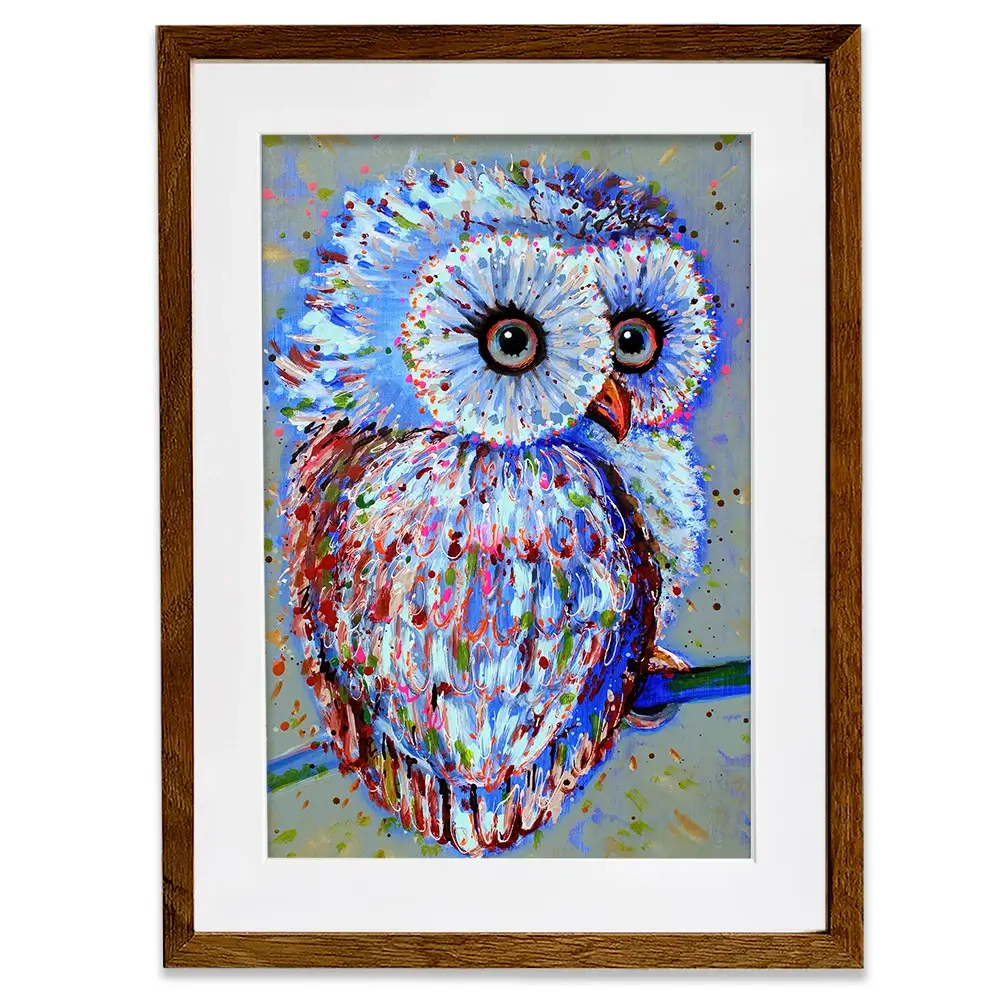 Owli Framed Art Print Owli Framed Art Print wall art product Studio Paint-Ing