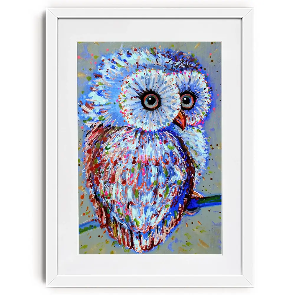 Owli Framed Art Print Owli Framed Art Print wall art product Studio Paint-Ing