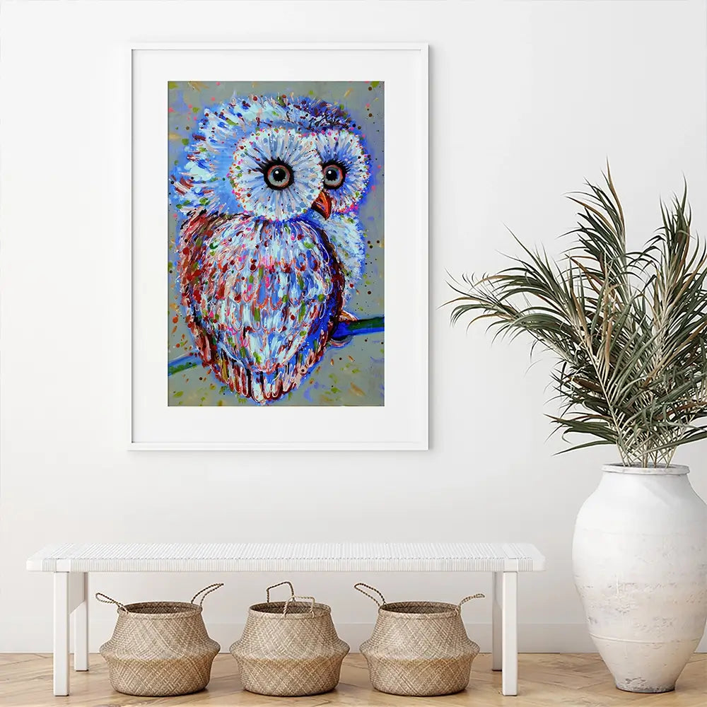 Owli Framed Art Print Owli Framed Art Print wall art product Studio Paint-Ing
