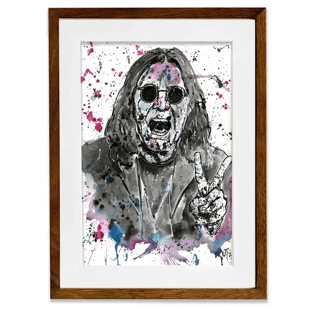 Ozzy Framed Art Print Ozzy Framed Art Print wall art product Jamie Taylor