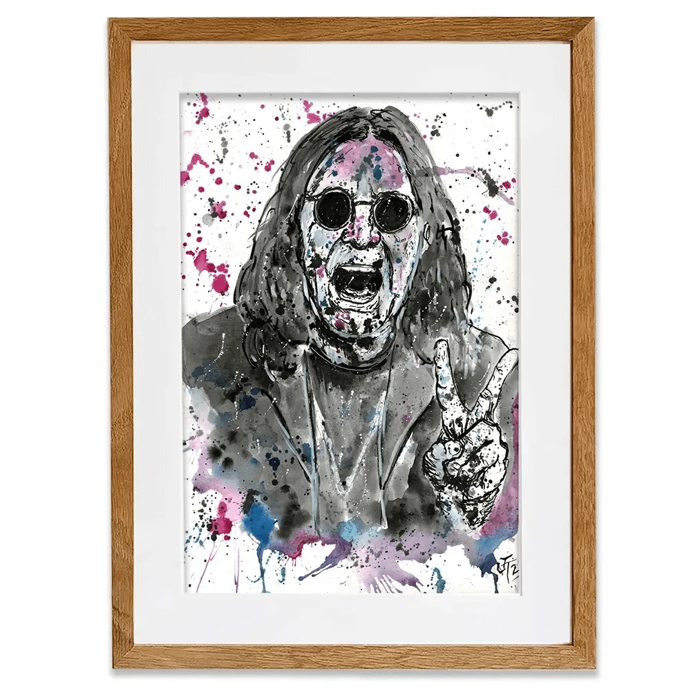 Ozzy Framed Art Print Ozzy Framed Art Print wall art product Jamie Taylor