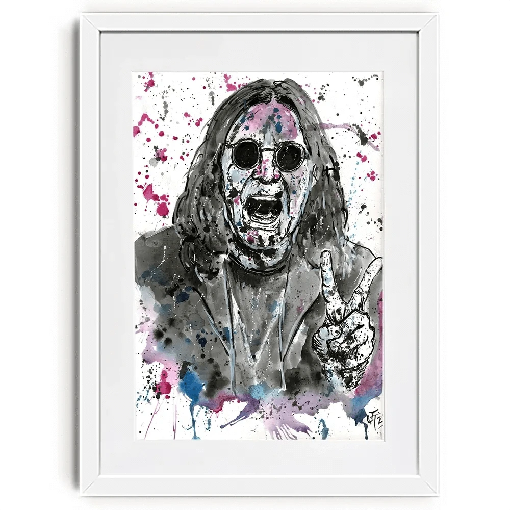 Ozzy Framed Art Print Ozzy Framed Art Print wall art product Jamie Taylor