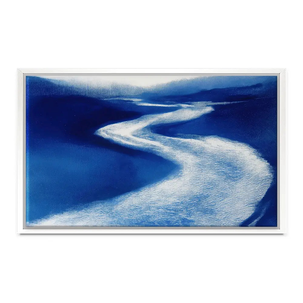 Paddle Cutting Through Water Canvas Print Paddle Cutting Through Water Canvas Print wall art product Chromatic Storm Studio
