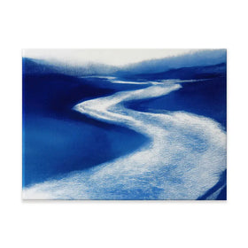 Paddle Cutting Through Water Canvas Print Paddle Cutting Through Water Canvas Print wall art product Chromatic Storm Studio