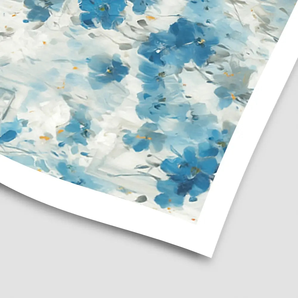 Painterly Façade With Blossoms Art Print Painterly Façade With Blossoms Art Print wall art product Chromatic Storm Studio
