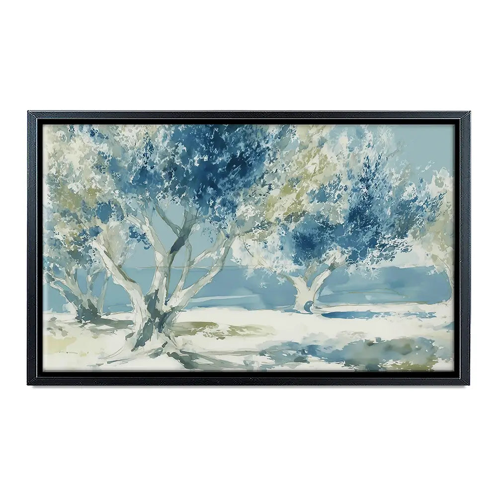 Painterly Olive Grove Canvas Print Painterly Olive Grove Canvas Print wall art product Chromatic Storm Studio