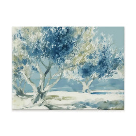 Painterly Olive Grove Canvas Print Painterly Olive Grove Canvas Print wall art product Chromatic Storm Studio