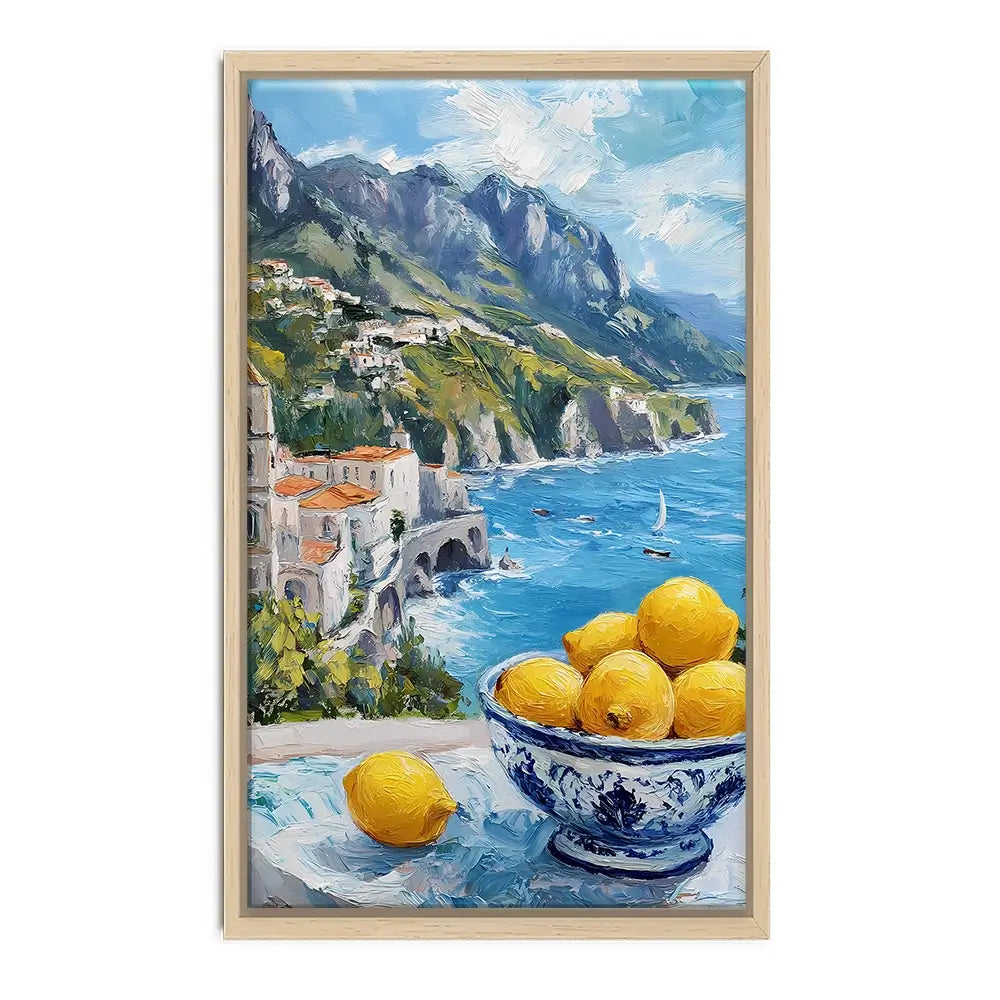 Paintings Of Amalfi Coast 2 Canvas Print Paintings Of Amalfi Coast 2 Canvas Print wall art product IAmHomeStudio