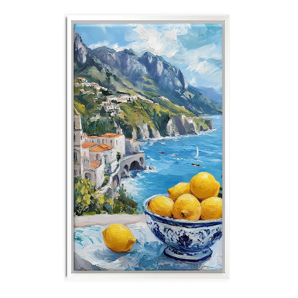Paintings Of Amalfi Coast 2 Canvas Print Paintings Of Amalfi Coast 2 Canvas Print wall art product IAmHomeStudio
