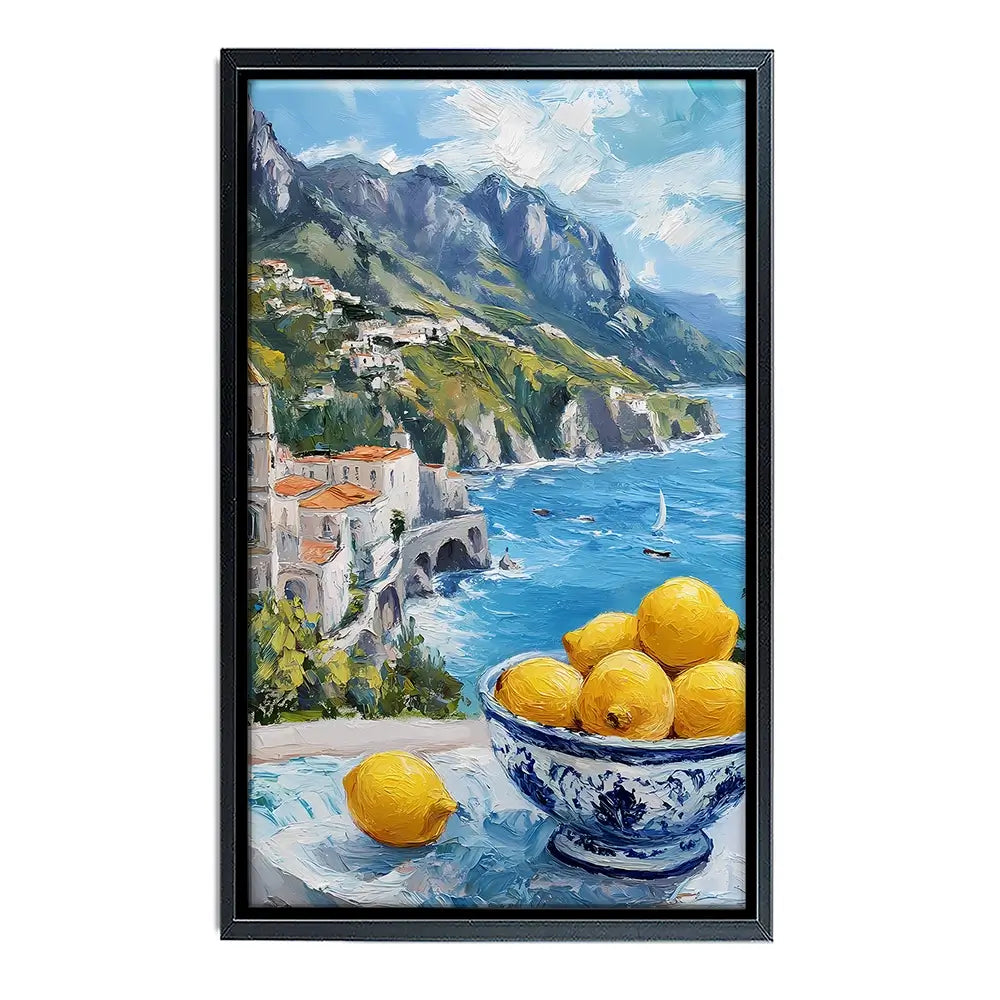 Paintings Of Amalfi Coast 2 Canvas Print Paintings Of Amalfi Coast 2 Canvas Print wall art product IAmHomeStudio
