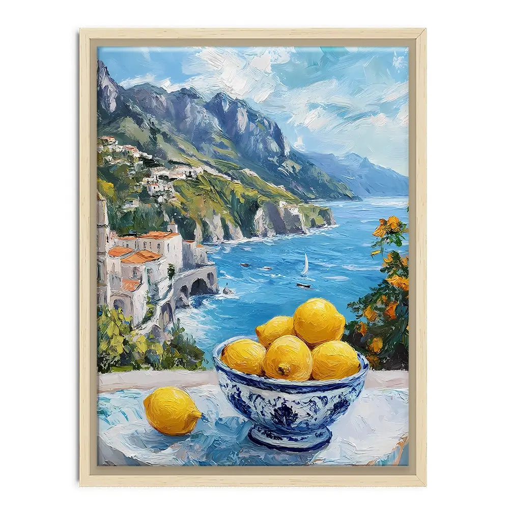 Paintings Of Amalfi Coast 2 Canvas Print Paintings Of Amalfi Coast 2 Canvas Print wall art product IAmHomeStudio