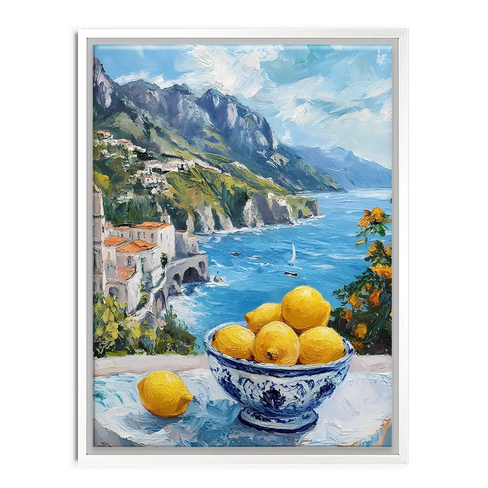 Paintings Of Amalfi Coast 2 Canvas Print Paintings Of Amalfi Coast 2 Canvas Print wall art product IAmHomeStudio