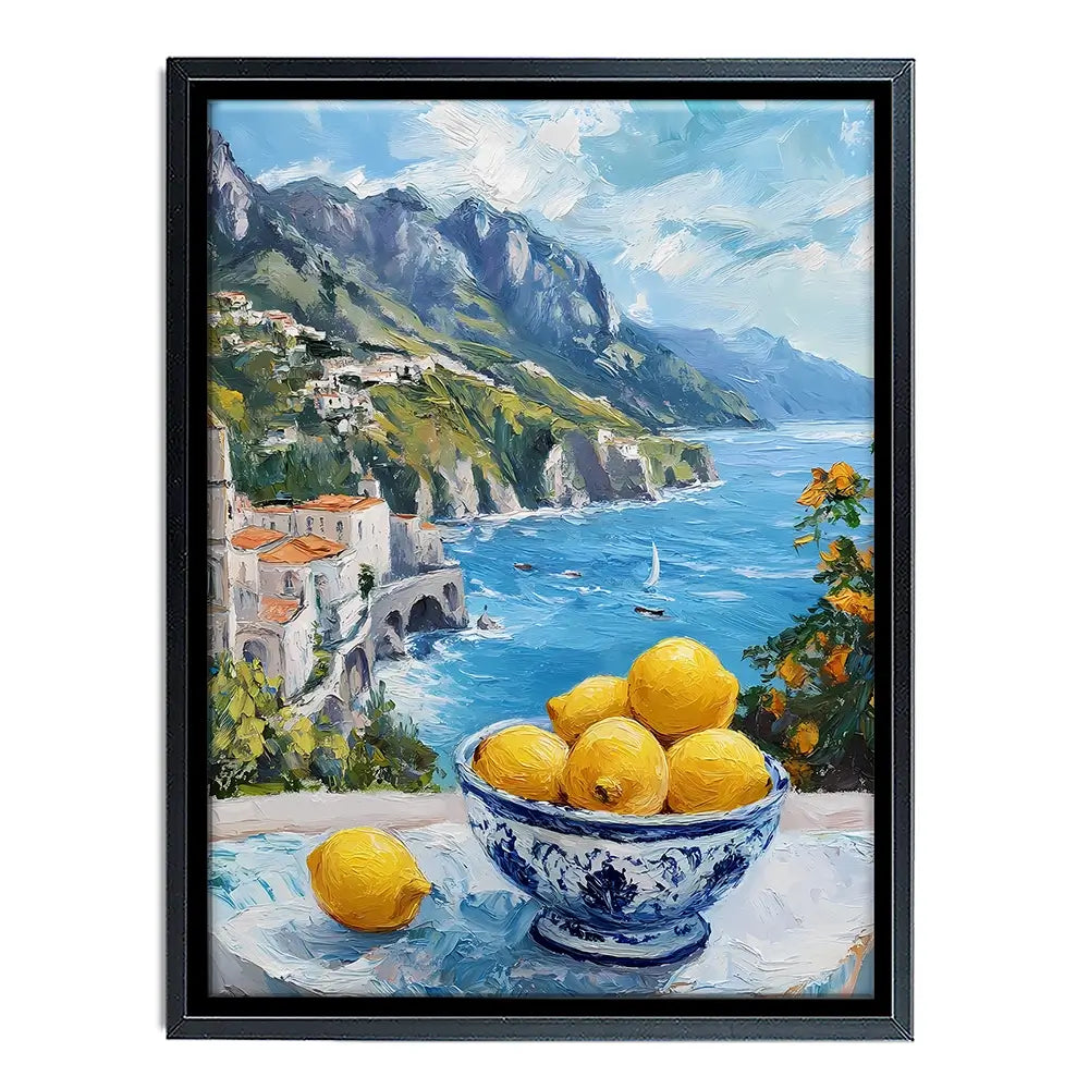Paintings Of Amalfi Coast 2 Canvas Print Paintings Of Amalfi Coast 2 Canvas Print wall art product IAmHomeStudio