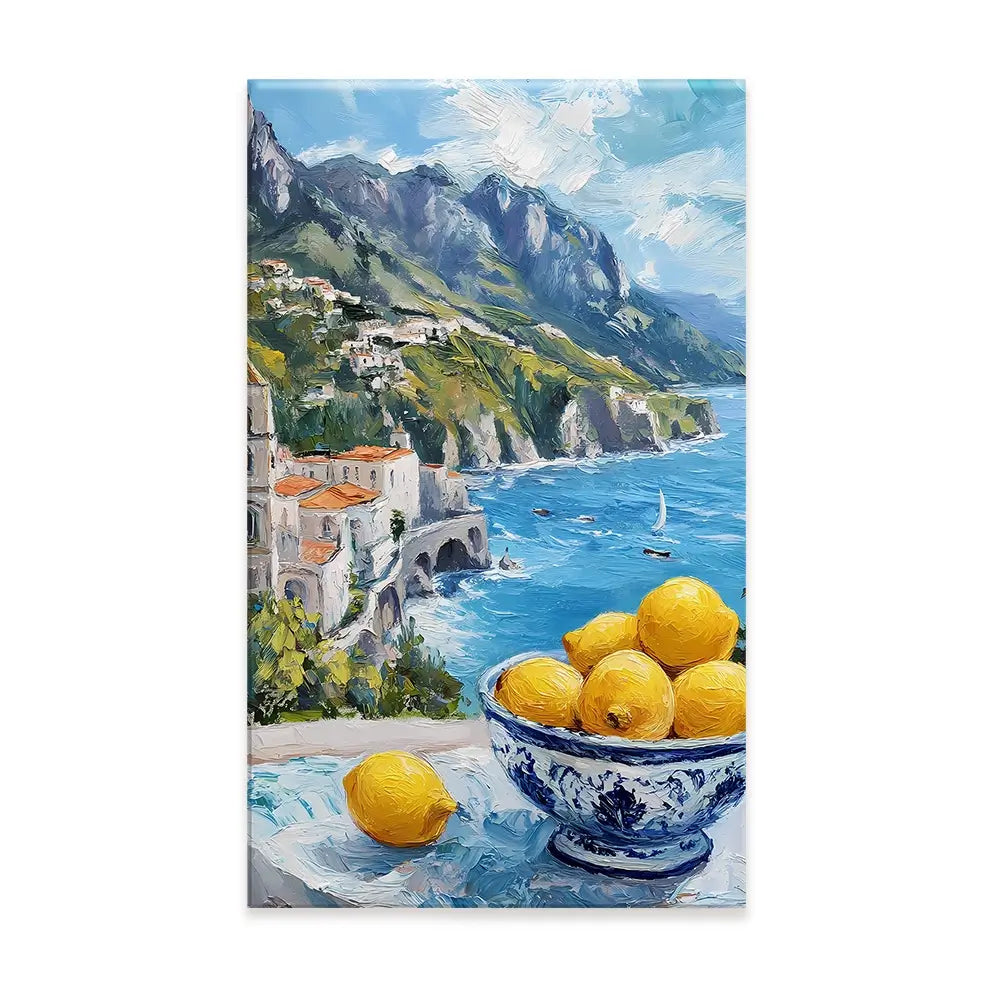 Paintings Of Amalfi Coast 2 Canvas Print Paintings Of Amalfi Coast 2 Canvas Print wall art product IAmHomeStudio