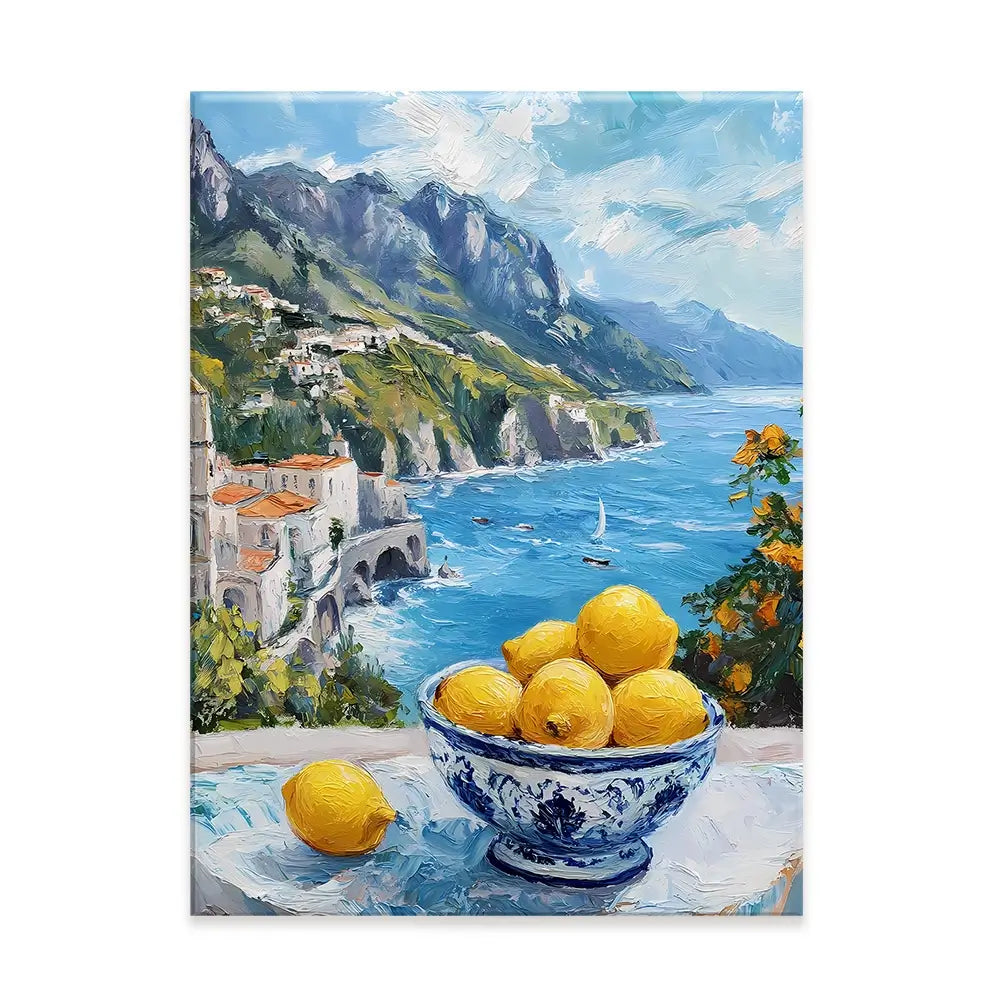 Paintings Of Amalfi Coast 2 Canvas Print Paintings Of Amalfi Coast 2 Canvas Print wall art product IAmHomeStudio