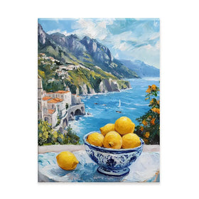 Paintings Of Amalfi Coast 2 Canvas Print Paintings Of Amalfi Coast 2 Canvas Print wall art product IAmHomeStudio