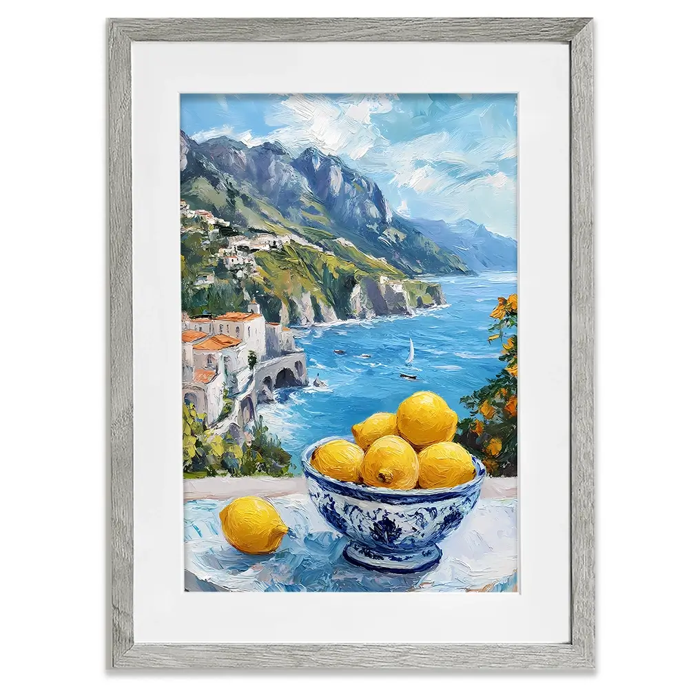 Paintings Of Amalfi Coast 2 Framed Art Print Paintings Of Amalfi Coast 2 Framed Art Print wall art product IAmHomeStudio