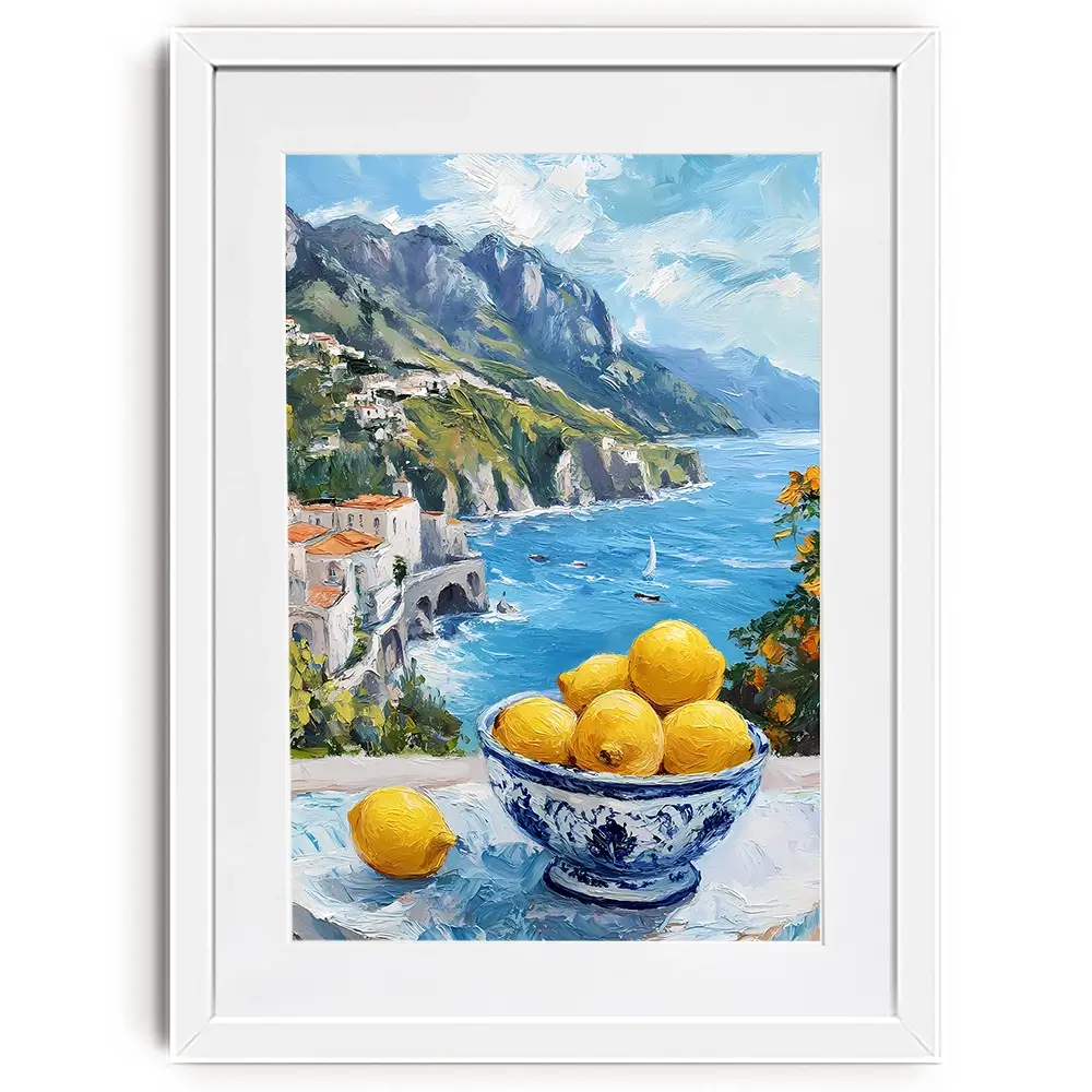 Paintings Of Amalfi Coast 2 Framed Art Print Paintings Of Amalfi Coast 2 Framed Art Print wall art product IAmHomeStudio