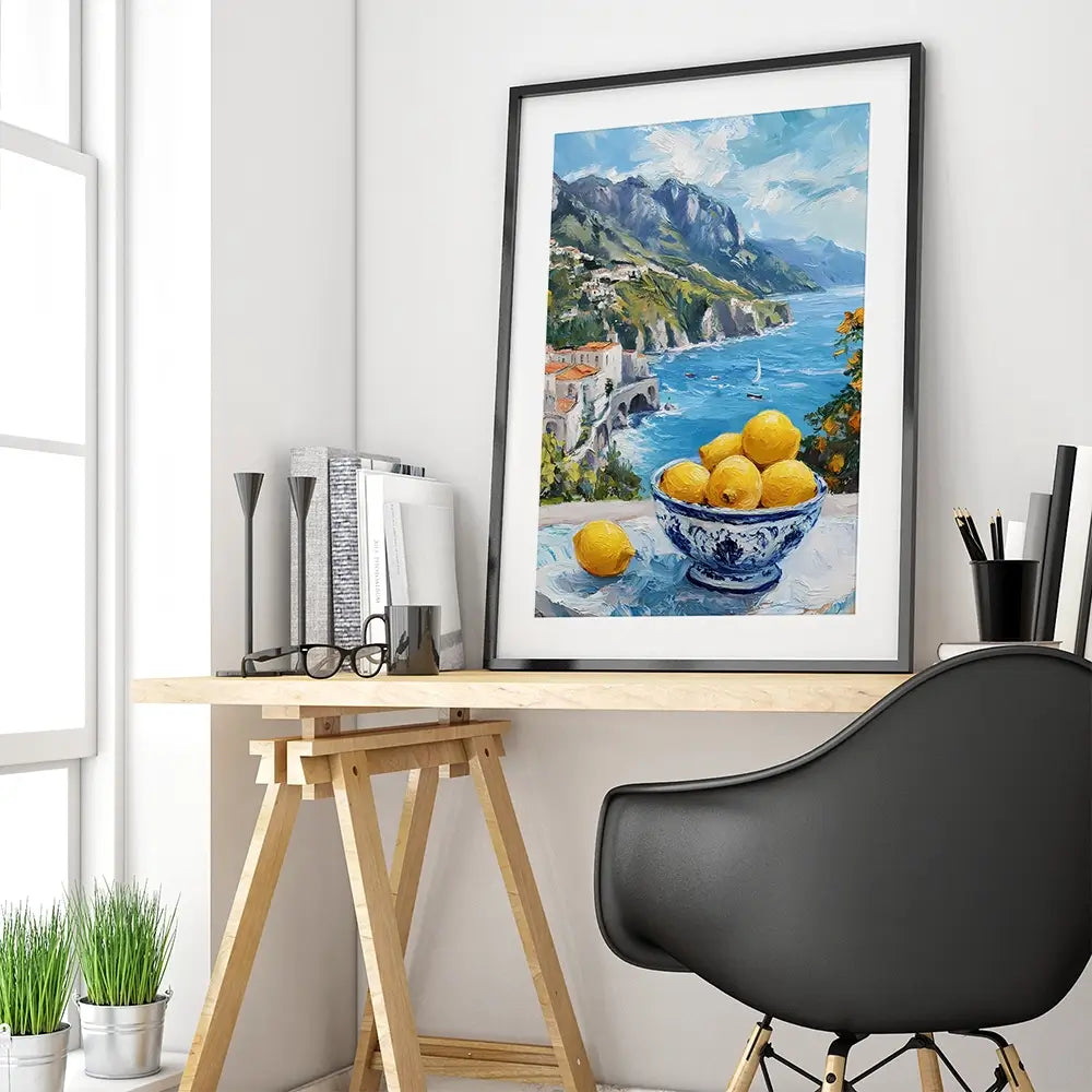 Paintings Of Amalfi Coast 2 Framed Art Print Paintings Of Amalfi Coast 2 Framed Art Print wall art product IAmHomeStudio