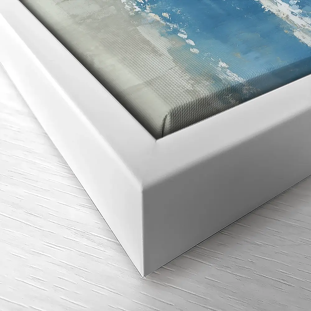 Pale Coastal Cliffs Canvas Print Pale Coastal Cliffs Canvas Print wall art product Chromatic Storm Studio