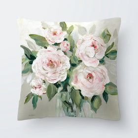 Pale Pink Blossoms Cushion Pale Pink Blossoms Cushion wall art product Carol Robinson